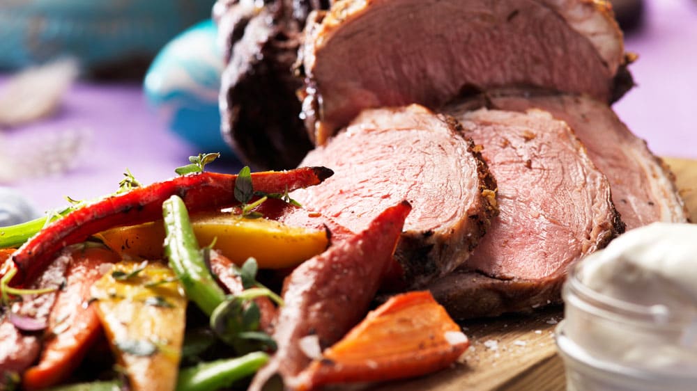 Lammstek med citron och örter