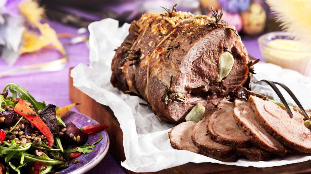 Lammstek med smak av rosmarin och sardell