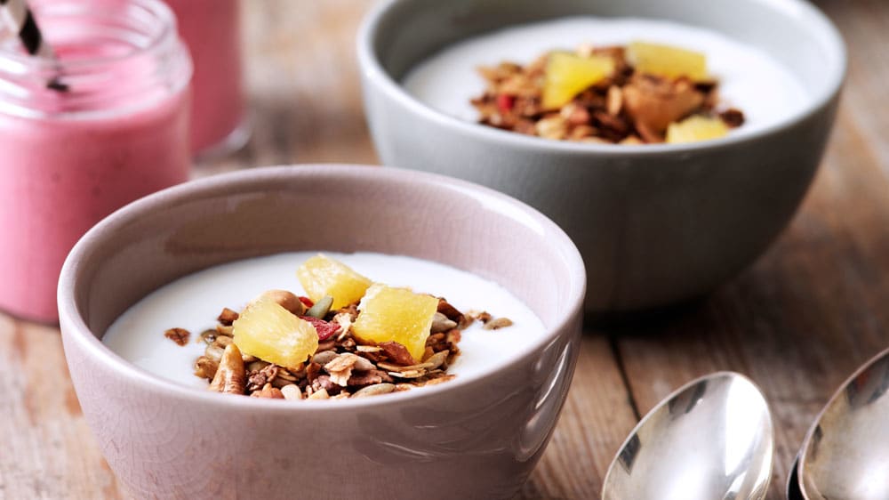 Granola med kanel och kardemumma