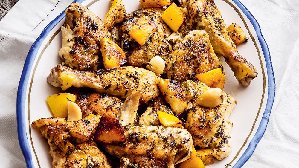 Kyckling med karamelliserad citron