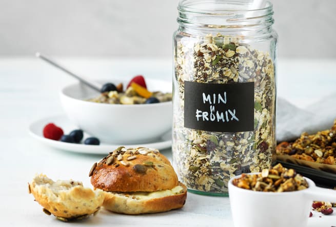 Basblandning med fröer & nötter för granola eller gröt
