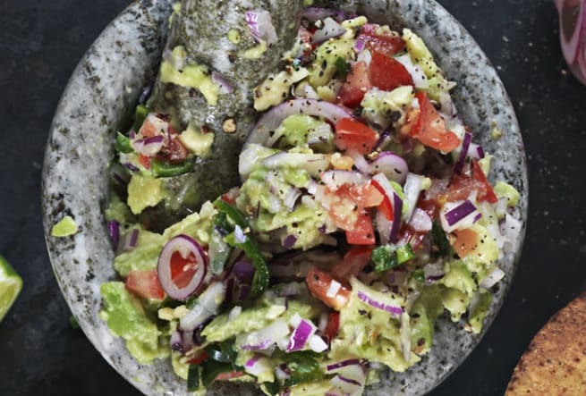 Guacamole med picklad chili