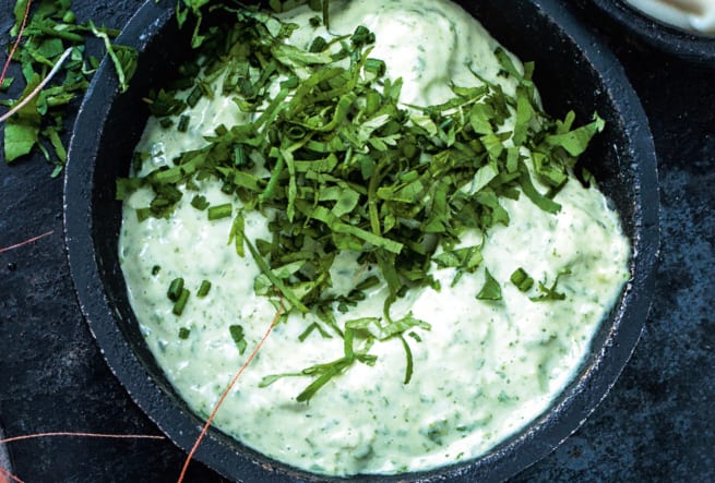 Örtdipp med smak av fänkål