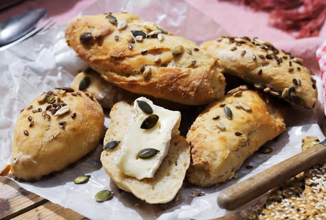 Bönfrallor med havre