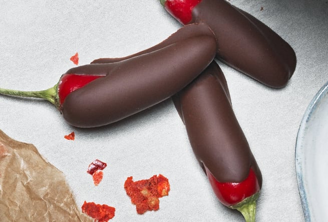 Chokladdoppad chili