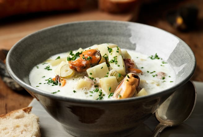 Clam Chowder (Amerikansk musselsoppa)