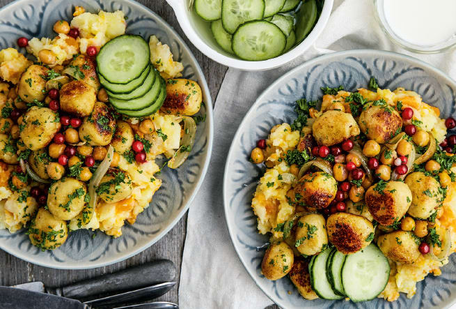 Gnocchi med rotfruktsstomp