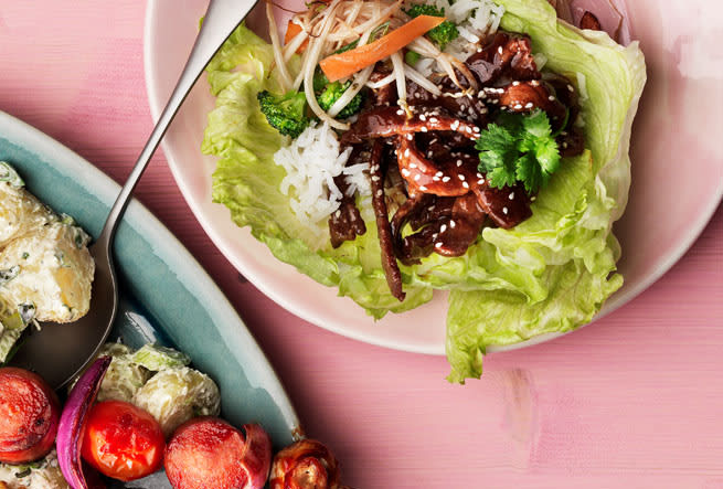 Kinabiff i salladsskål