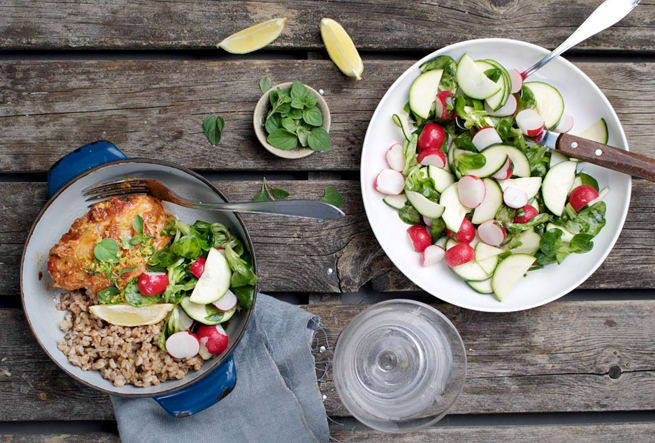 Kyckling ”cacciatore” med mascarpone & oregano