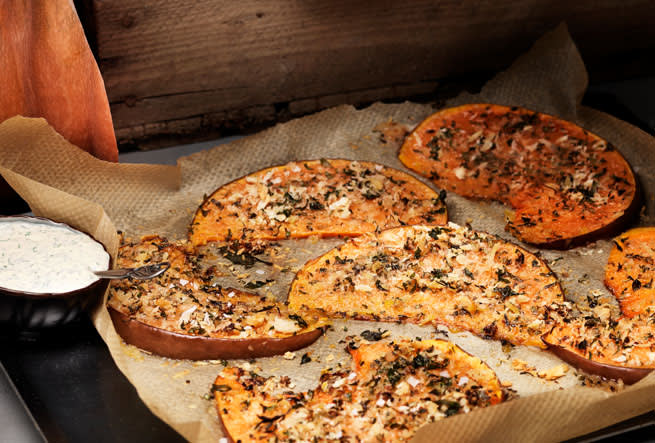 Pumpa med parmesankrisp