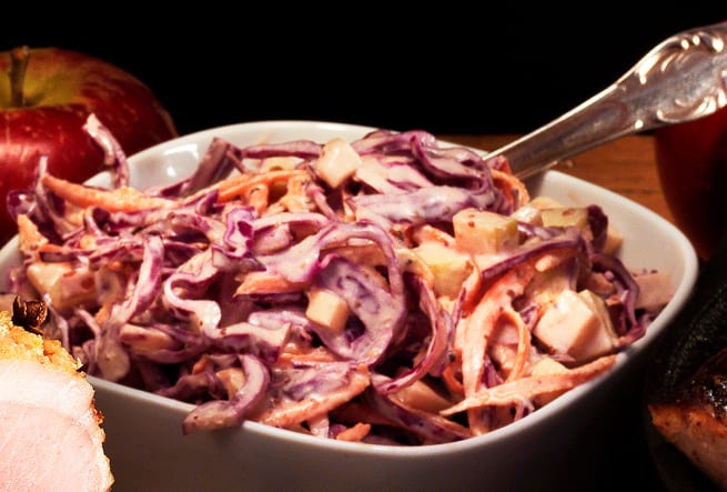 Röd coleslaw