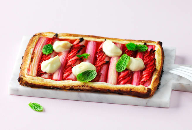 Tarte på rabarber