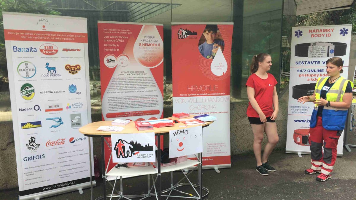 Doporučení záchranářům pro ošetření urgentních stavů u lidí s krvácivým onemocněním