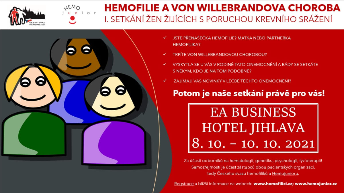 Hemofilie a Von Willebrandova choroba z pohledu žen