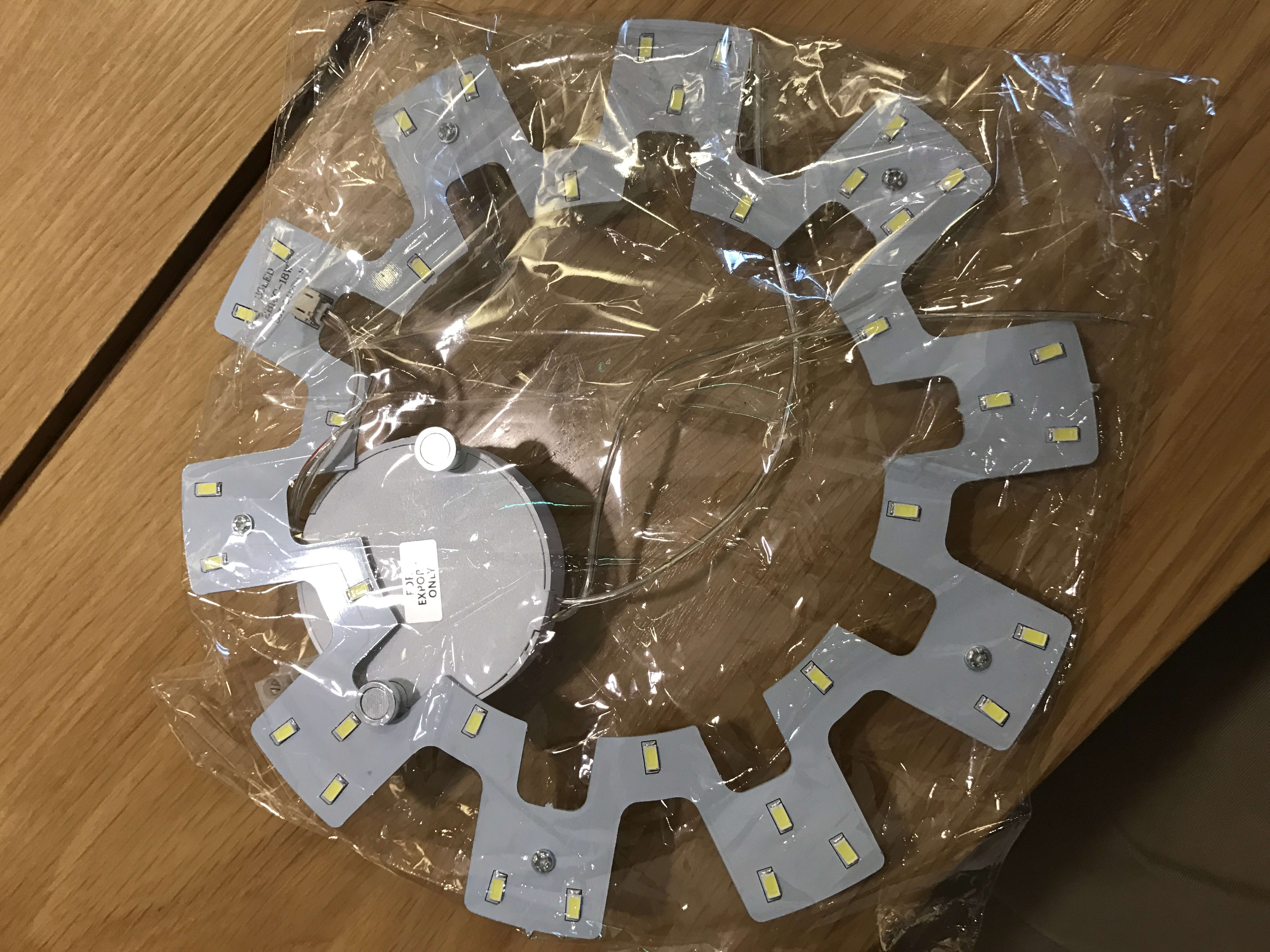 LED tray to replace round tube