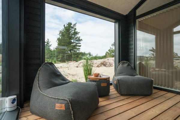 Nybygget sommerhus i Henne Strand