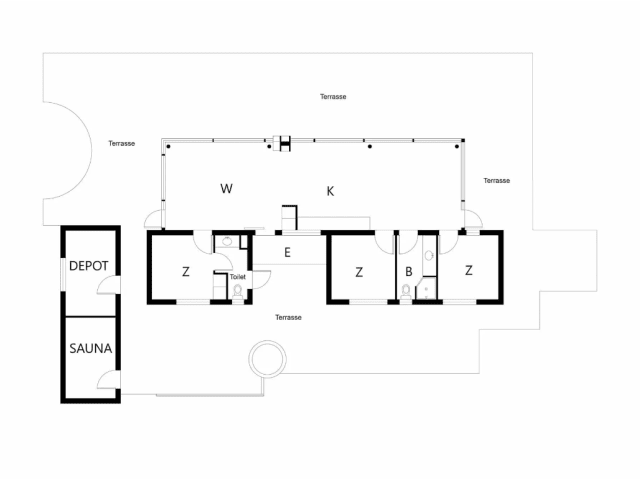 Grundriss Falkevej 12 Henne Strand