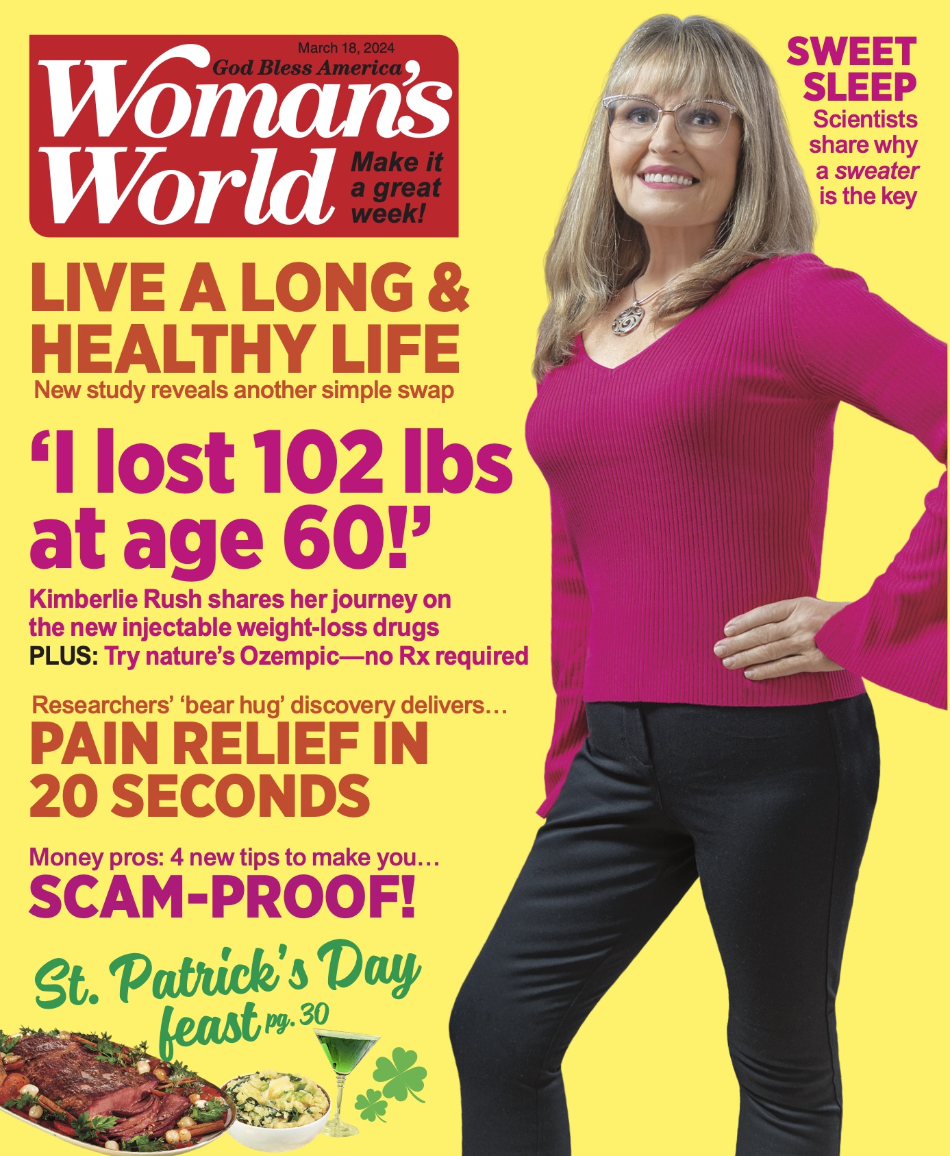 How I ended up on the cover and website of Woman's World Magazine