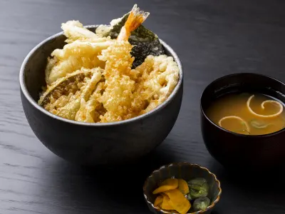 海老旬彩　天丼　