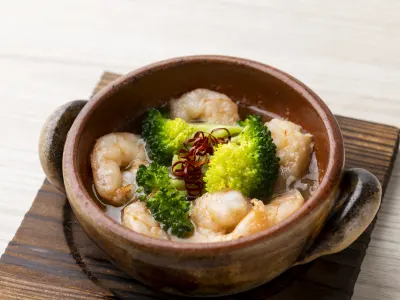 エビアヒージョ( Shrimp Ajillo)