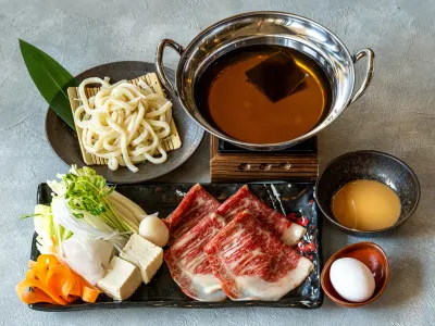 黒毛和牛と旬彩お出汁しゃぶしゃぶ御膳