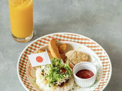 ヘリオスキッズタコライスプレート　Helios Kids taco rice Plate