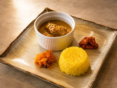 【Lunch】沖縄ソーキグリーンカレー　NICO25 TO GO Green curry