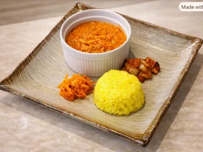 【Lunch】桜エビとシラスのレッドカレー　NICO25 TO GO Red curry