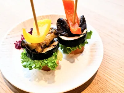 チョリソーとグリル野菜