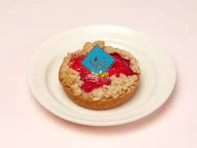 あまおうの焼きタルト