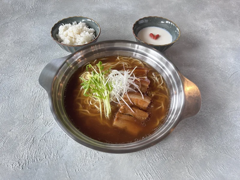 角煮つゆそばランチセット