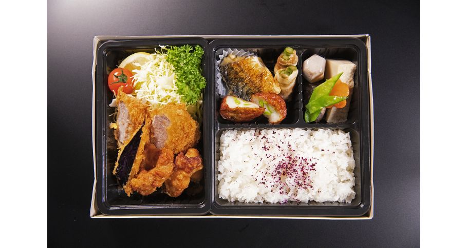 まるやヒレかつ盛合せ弁当