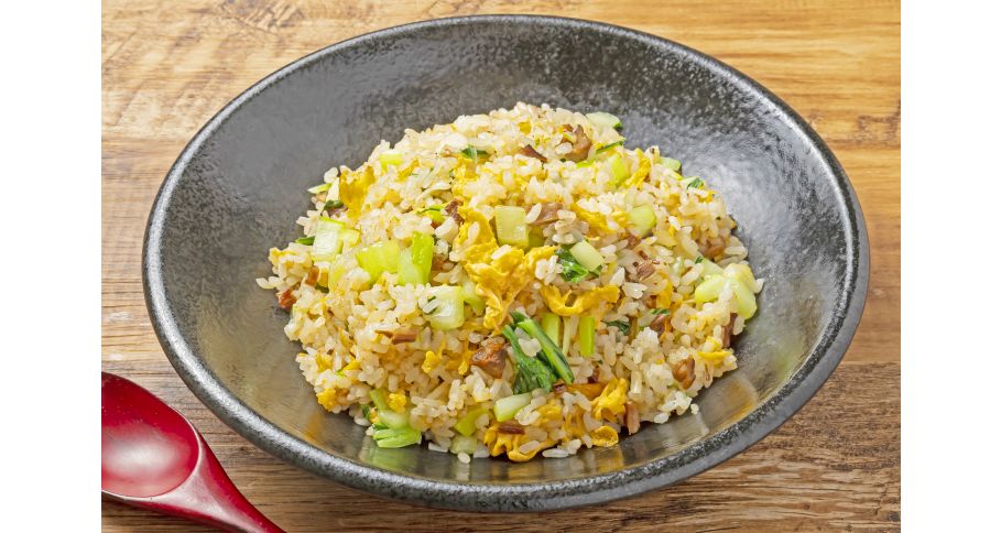 叉焼入り青菜炒飯