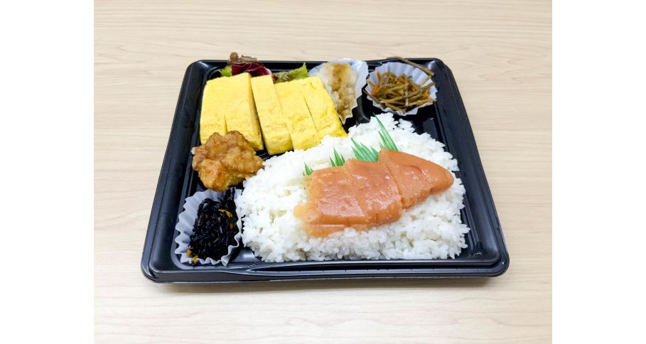 明太子弁当・だし巻き卵