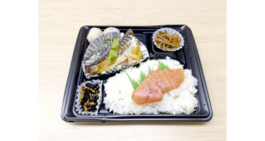 明太子弁当・鯖の煮つけ