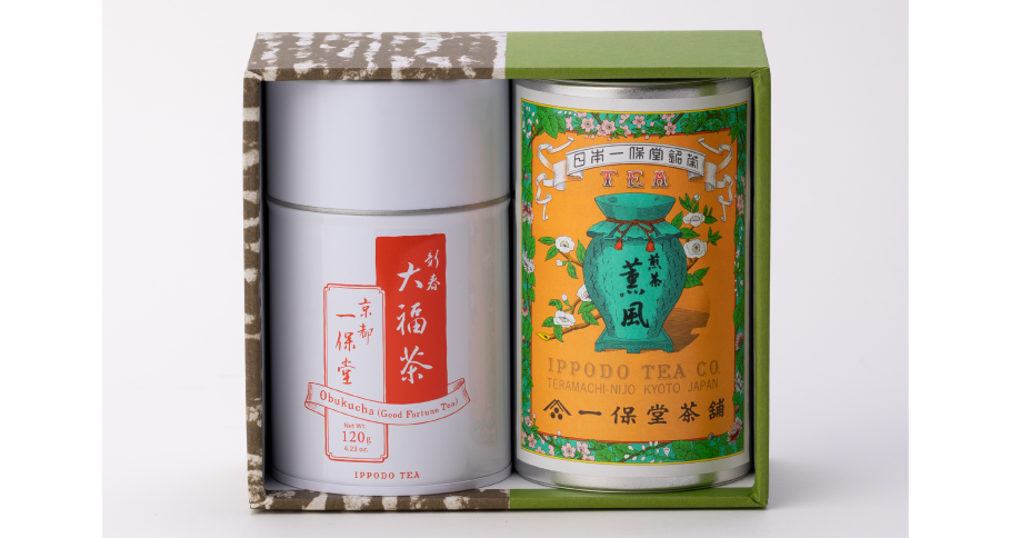 新春　大福茶・煎茶　薫風（中缶）