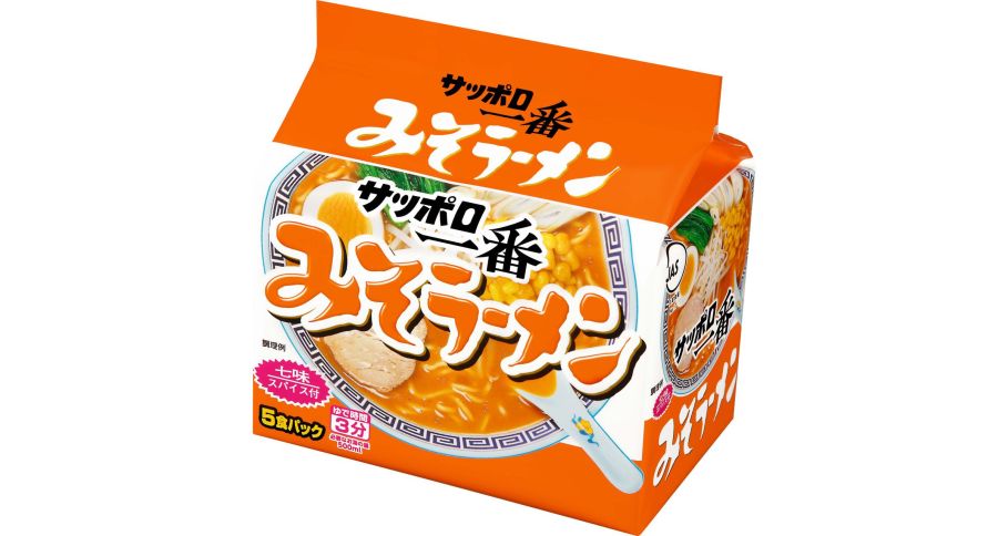 サンヨー サッポロ一番 みそ ５食パック《4901734000198》