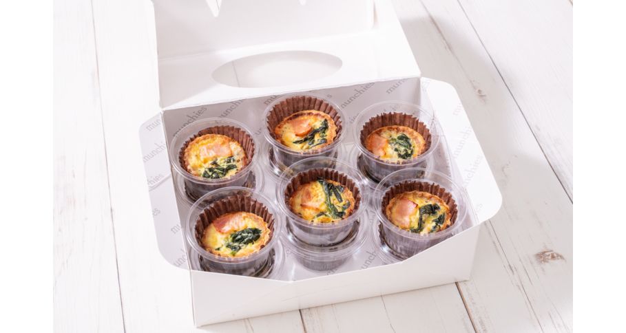 ベーコンとほうれん草のミニキッシュタルト12個