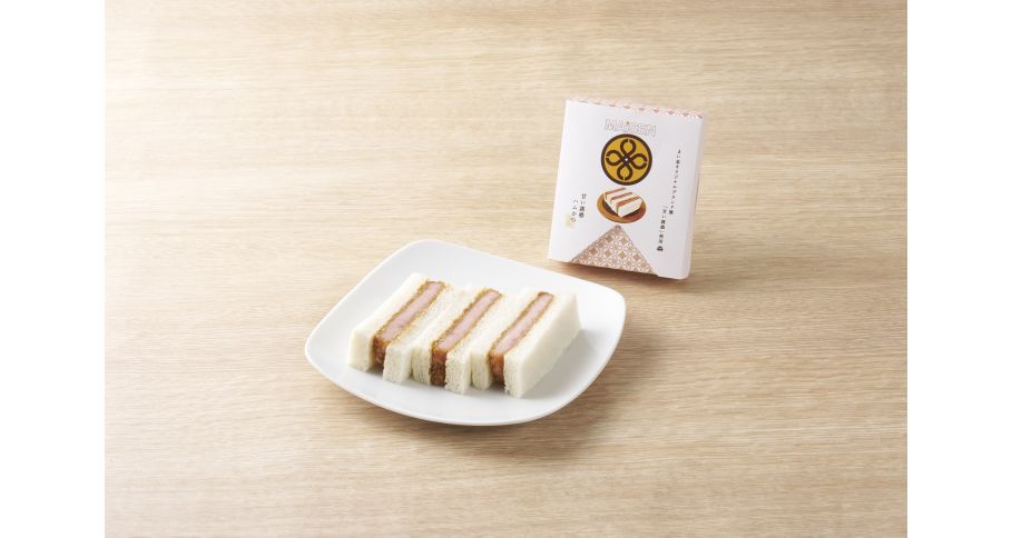 甘い誘惑ハムかつサンド（3切）