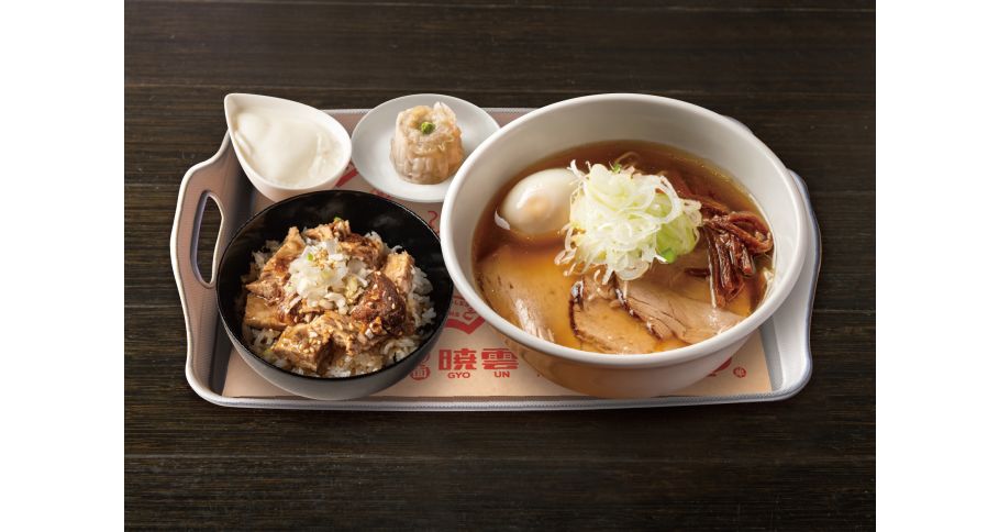 中華そば＋チャーシュー丼セット