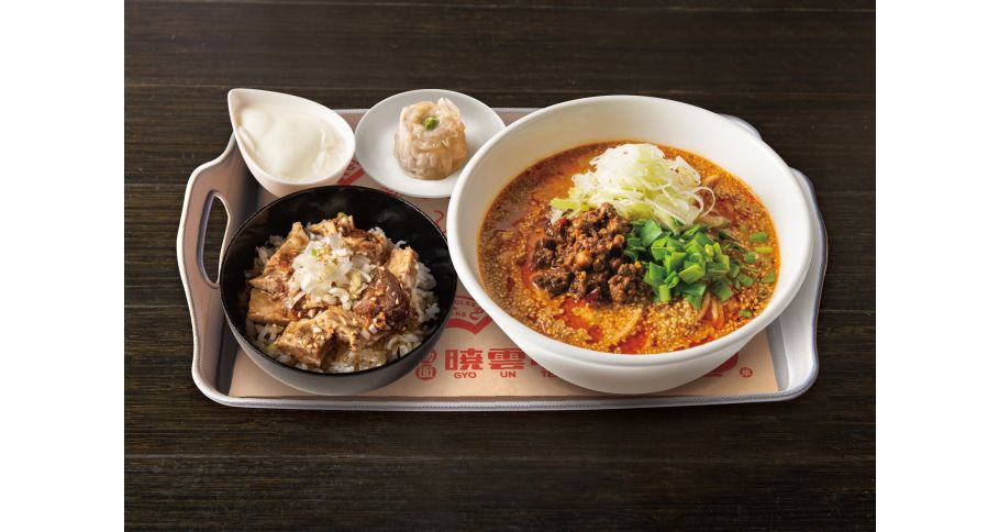 白ごまタンタン麺＋チャーシュー丼セット