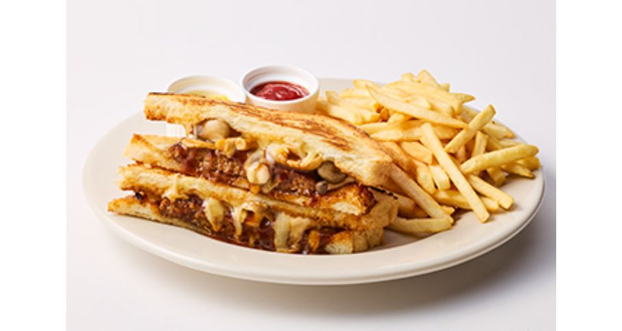 ⭐︎きのこバーガーメルトプレート