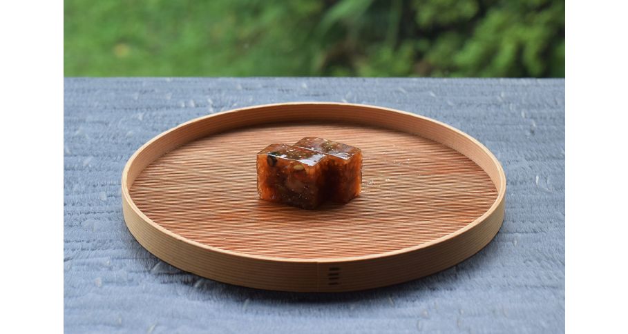 果実と木ノ実の道明寺羹