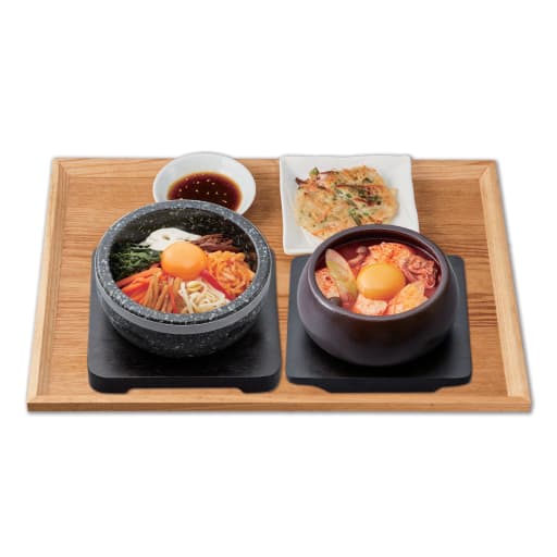 韓美膳 mozoワンダーシティ店 | 【ハーフ&ハーフ】石焼ビ | NEW PORT