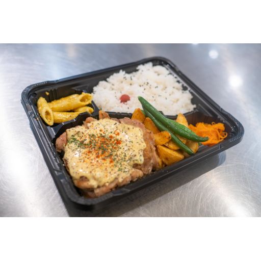 チキンソテーマスタードマヨネーズソース弁当-1