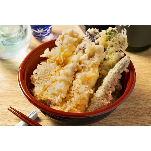 穴子一本揚げ天丼-0