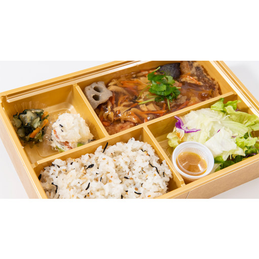 赤魚の唐揚げ湯葉あんかけ弁当-1