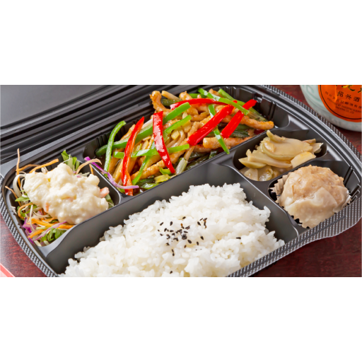 青椒肉絲弁当-0