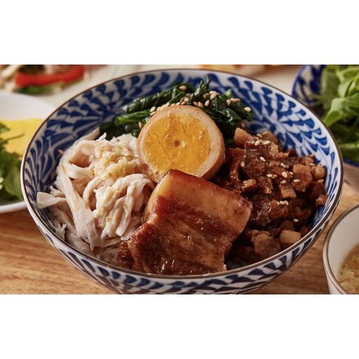 New!!ルーロー&ジーロー飯ハーフ&ハーフ-0