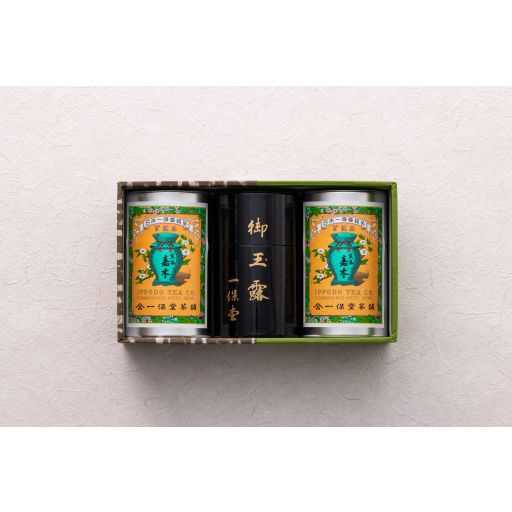 一保堂茶舗 東京丸の内店 | 玉露 甘露・煎茶 嘉木2本（小缶） | TANOMO GIFT